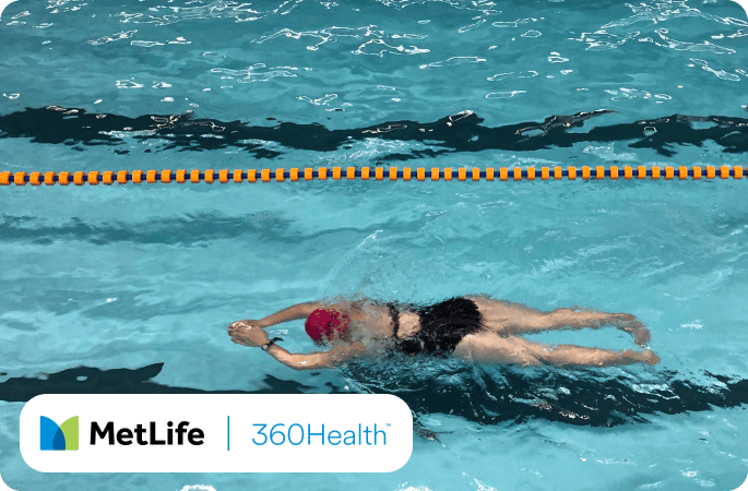 Swimming athlete